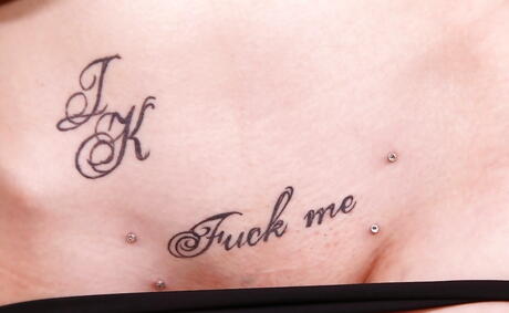 Excellent czech hottie Kristy Black uncovering tiny tits and spreading her legs 